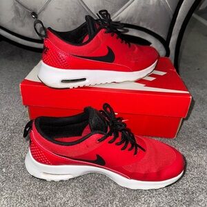 Nike Red and Black Sneakers